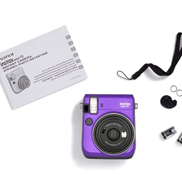 Fujifilm Instax Mini 70 Instant Film Camera - Neon Violet New In Box - Picture 10 of 10
